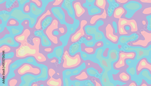 Pastel Abstract Organic Shapes Background pastel colors