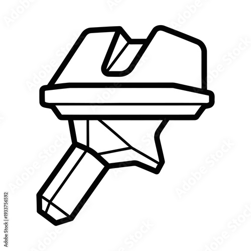 Clean line art illustration of a paper airplane launching from an open book, symbolizing education, innovation, and ideas in motion.