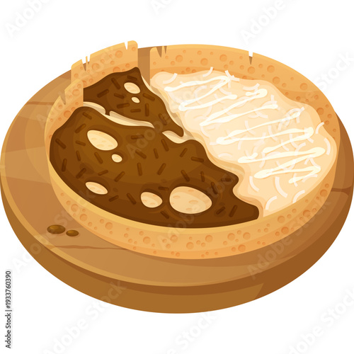 Illustration of Martabak Manis Dessert