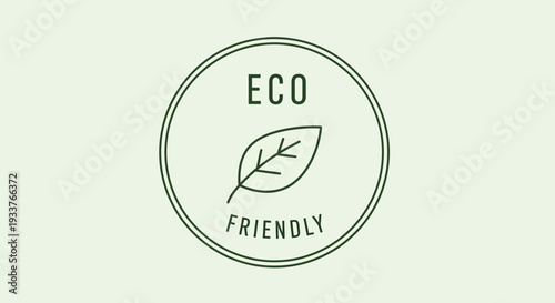 Eco Friendly Green Leaf Logo Design Concept.