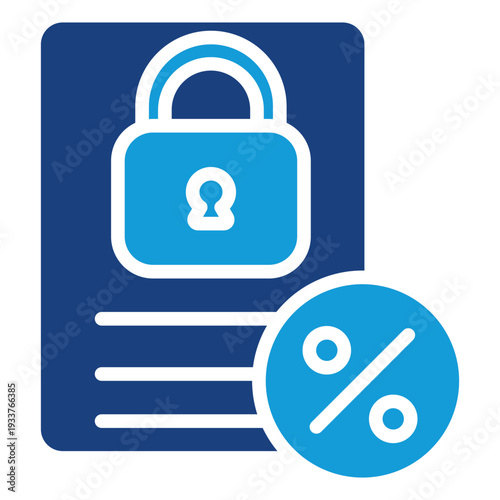 Fixed Interest Rate Icon