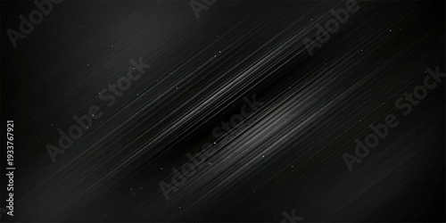 Abstract black and white background featuring a futuristic blue light pattern with 3d digital lines and a motion blur texture for a high-tech wallpaper design