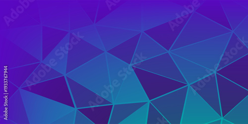 Abstract polygon triangle in purple vector gradient backgrounds