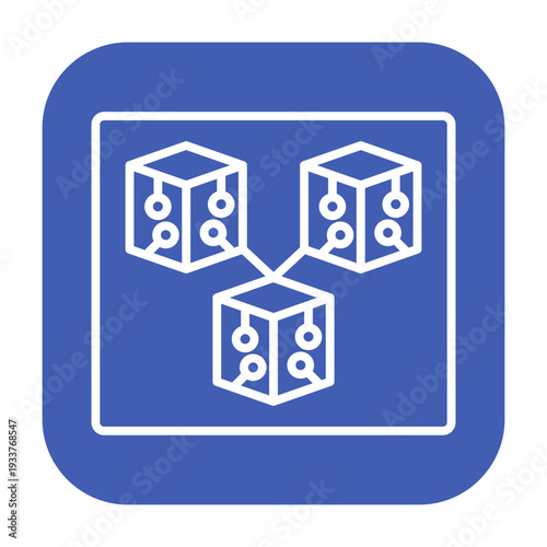 Blockchain Vector Icon