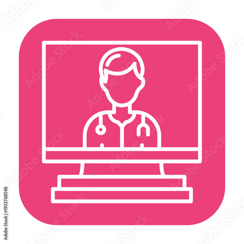 Telemedicine Vector Icon