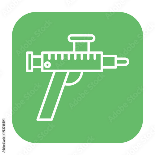 Foam Gun Vector Icon
