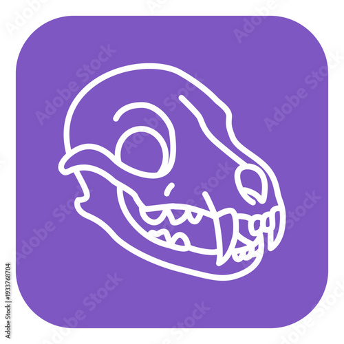 Animal Skull Vector Icon