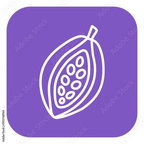 Cacao Vector Icon