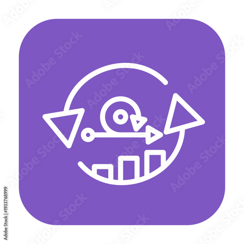 Continuous Improvement Vector Icon