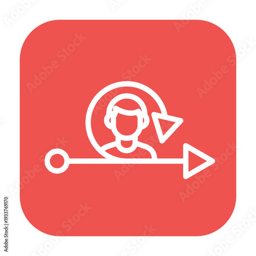 Scrum Master Vector Icon