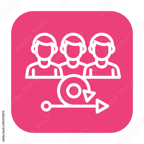 Scrum Team Vector Icon