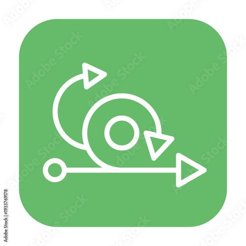 Sprint Cycle Vector Icon