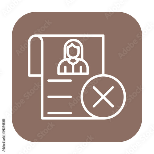 Rejected Vector Icon