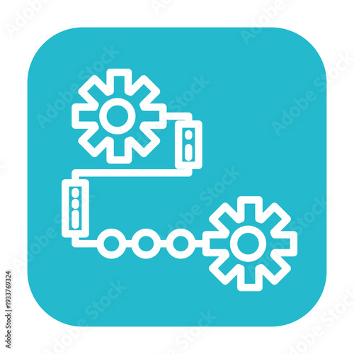 Workflow Vector Icon