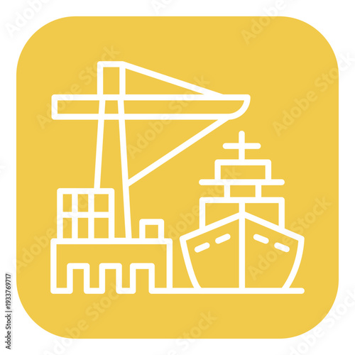 Port Of Call Vector Icon