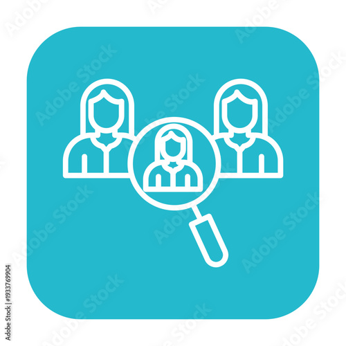 Recruitment Agency Vector Icon