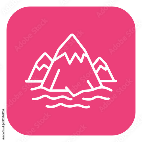 Ice Caps Vector Icon