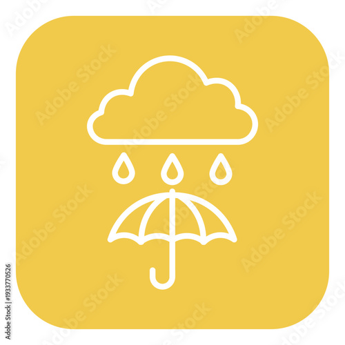 Monsoon Season Vector Icon