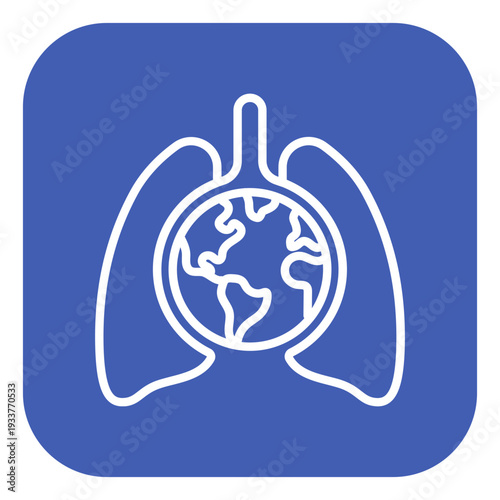Lungs Of The World Vector Icon