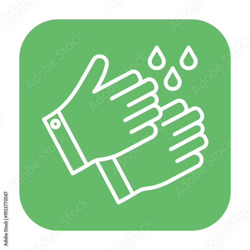 Hand Washing Vector Icon