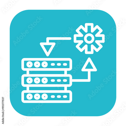 Data Processing Vector Icon