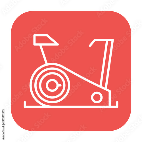 Exercise Bike Vector Icon
