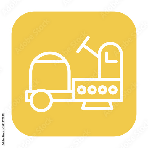 Floor Scrubber Vector Icon