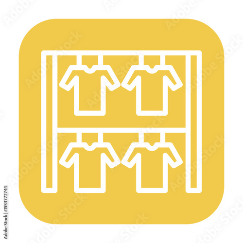 Drying Rack Vector Icon