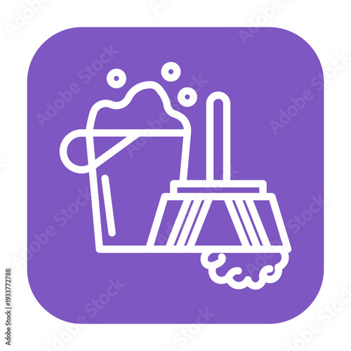 Floor Cleaner Vector Icon