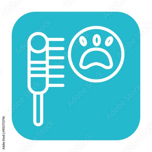 Pet Hair Remover Vector Icon