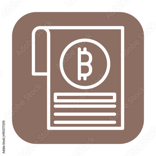 Whitepaper Vector Icon