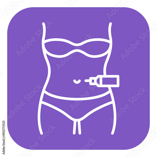 Liposuction Vector Icon