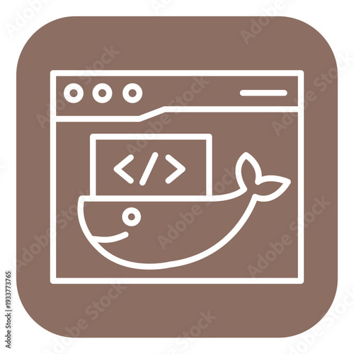 Docker Image Vector Icon