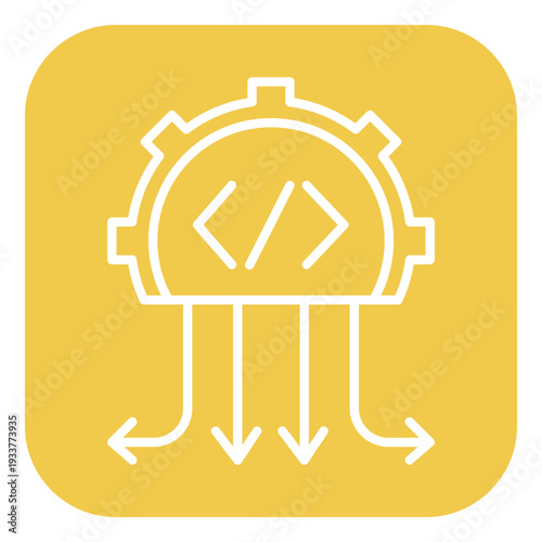 Multithreading Vector Icon