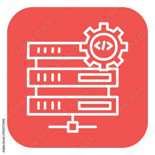 Production Server Vector Icon