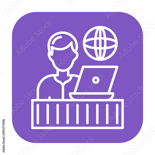 Travel Assistance Vector Icon