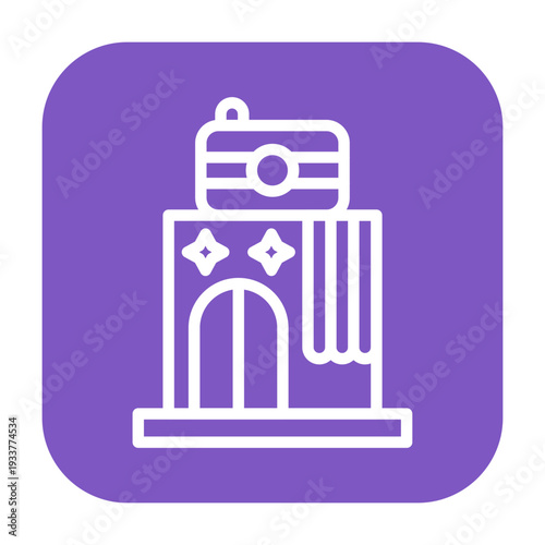 Photo Booth Vector Icon