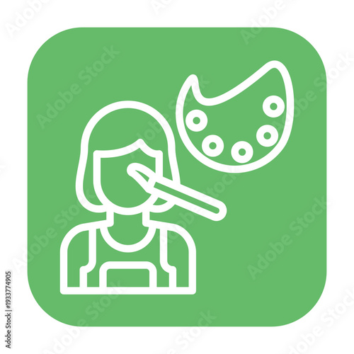 Makeup Artist Vector Icon
