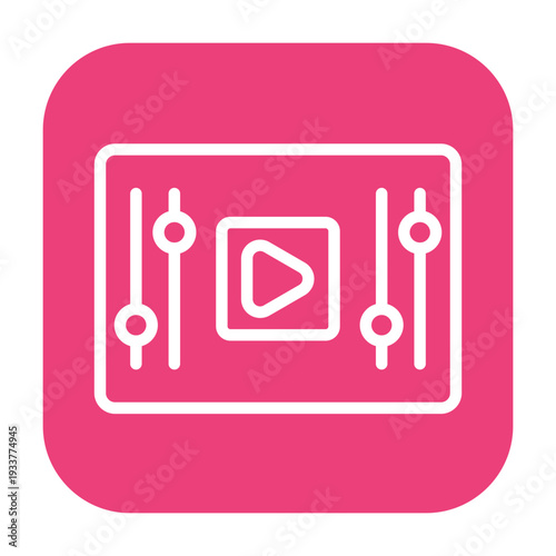 Movie Trailer Vector Icon