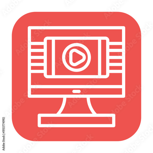 Movie Marathon Vector Icon