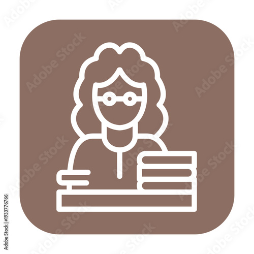Professor Vector Icon