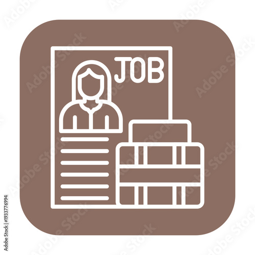 Job Title Vector Icon