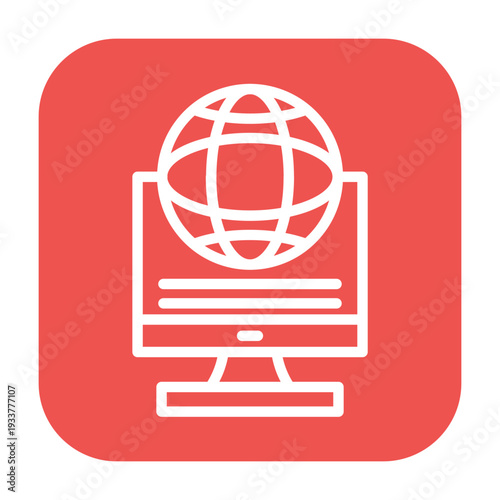 Content Delivery Network Vector Icon