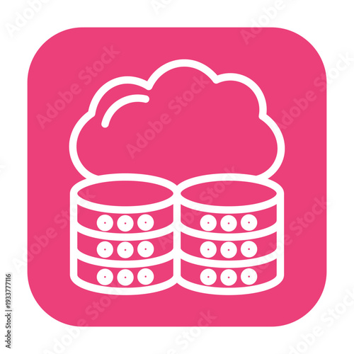 Data Center Vector Icon