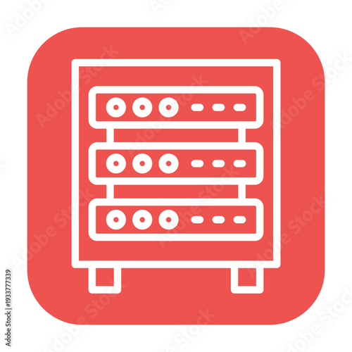 Server Rack Vector Icon