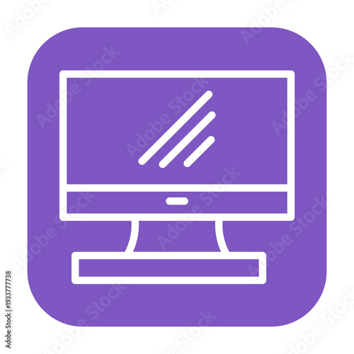 LED Display Vector Icon