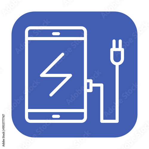 Mobile Charging Vector Icon