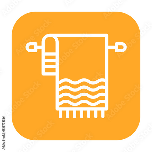 Cold Towel Vector Icon