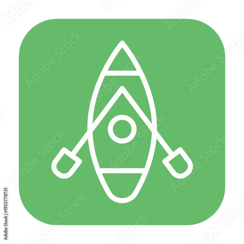 Paddle Board Vector Icon
