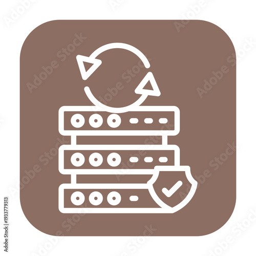 Backup Safe Vector Icon